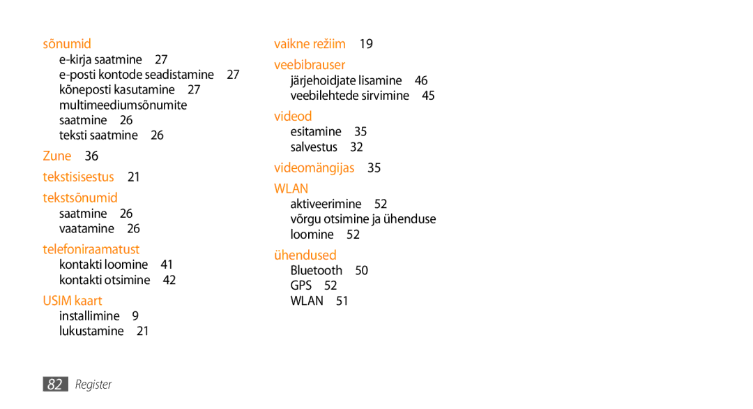 Samsung GT-I8700YKBSEB manual Multimeediumsõnumite, Teksti saatmine  